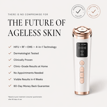Velino LUMERA Lift Pro  dermatologist tested HIFU RF EMS 4-in-1 facial lifting device with clinic-grade results at home